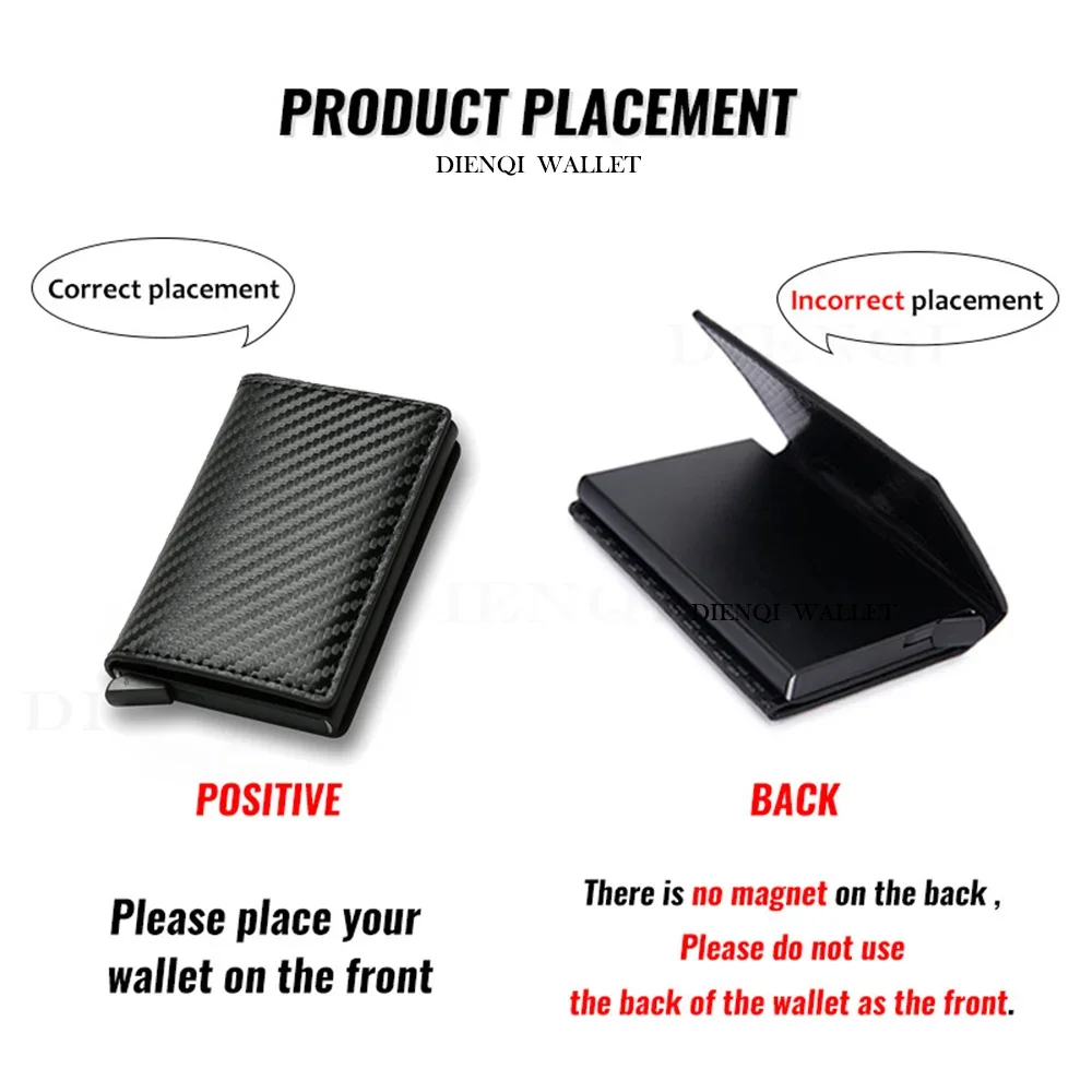 Anti Rfid Carbon Fiber ID Credit Card Holder Men Wallets Mini Automatic Pop up Bank Cardholder Case Minimalist Vallet Choice Anti Rfid Carbon Fiber ID Credit Card Holder Men Wallets Mini Automatic Pop up Bank Cardholder Case Minimalist Vallet Choice KDBazar