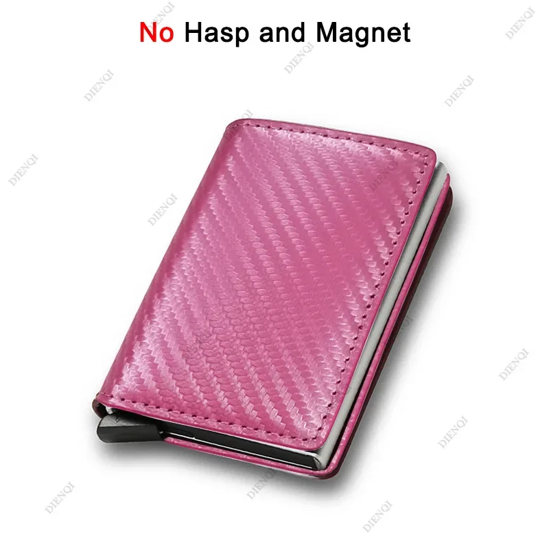 Anti Rfid Carbon Fiber ID Credit Card Holder Men Wallets Mini Automatic Pop up Bank Cardholder Case Minimalist Vallet Choice Anti Rfid Carbon Fiber ID Credit Card Holder Men Wallets Mini Automatic Pop up Bank Cardholder Case Minimalist Vallet Choice