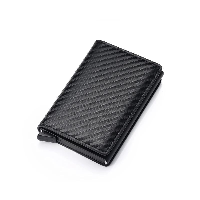 Anti Rfid Carbon Fiber ID Credit Card Holder Men Wallets Mini Automatic Pop up Bank Cardholder Case Minimalist Vallet Choice Anti Rfid Carbon Fiber ID Credit Card Holder Men Wallets Mini Automatic Pop up Bank Cardholder Case Minimalist Vallet Choice KDBazar