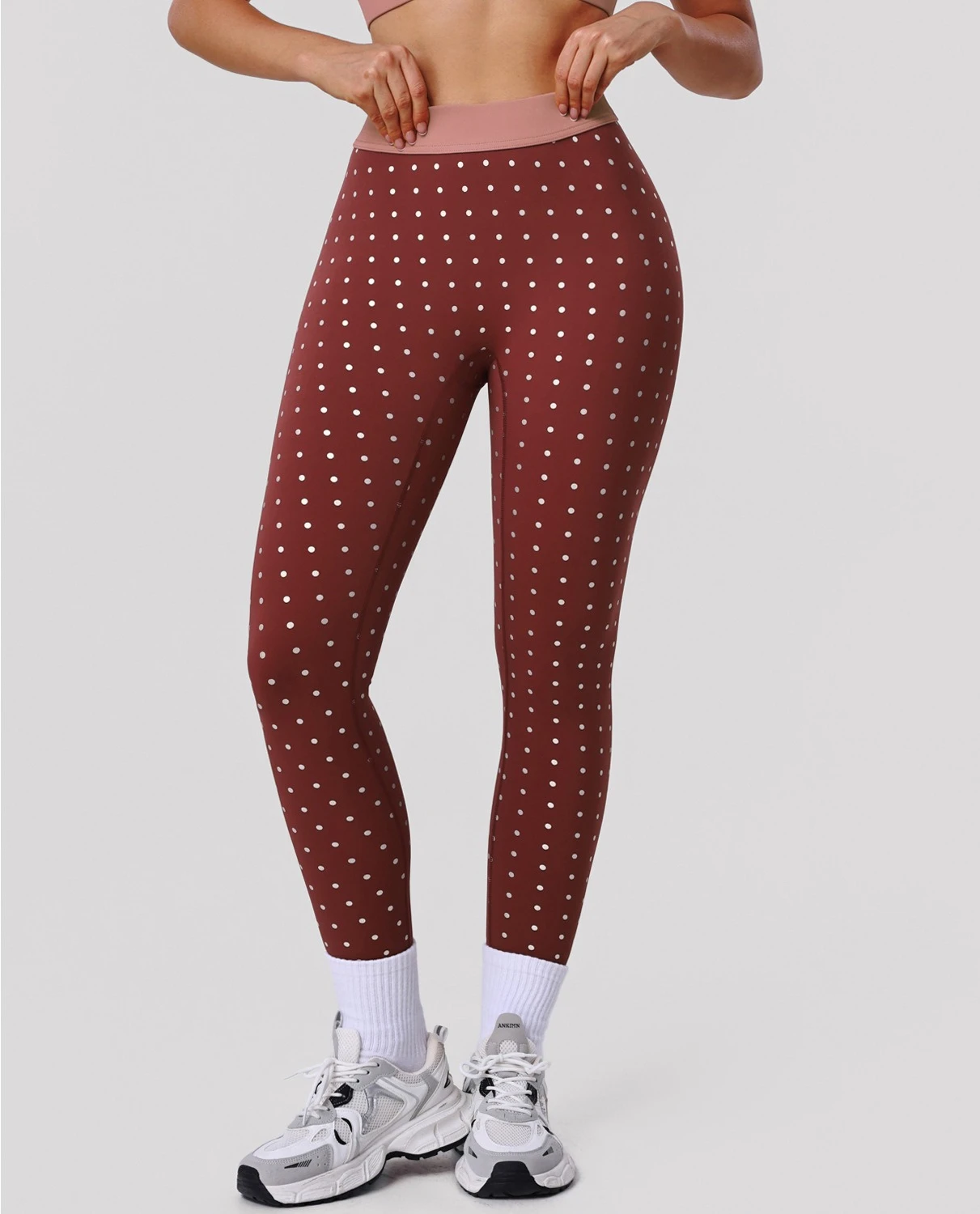 Barely-There 4-Way Stretch Polka Dot Print Compression Leggings High Waist Lift Ankle-Length for Outdoor Training Running Gym Leggings Women’s Fashion Workout Leggings Barely-There 4-Way Stretch Polka Dot Print Compression Leggings High Waist Lift Ankle-Length for Outdoor Training Running Gym Leggings Women's Fashion Workout Leggings KDBazar