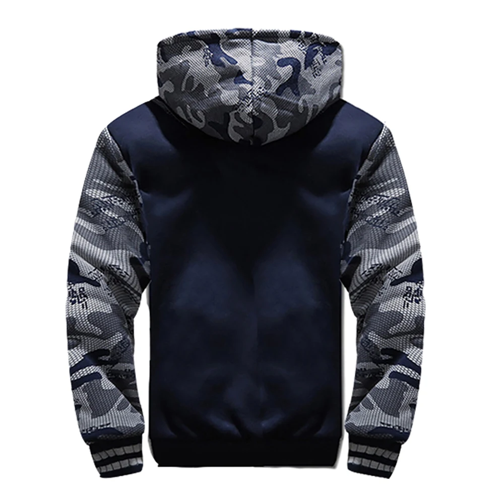 Camo Fleece Hoodie Jacket – Warm Winter Coat Camouflage Jackets Men Camo Fleece Hoodie Jacket - Warm Winter Coat Camouflage Jackets Men KDBazar