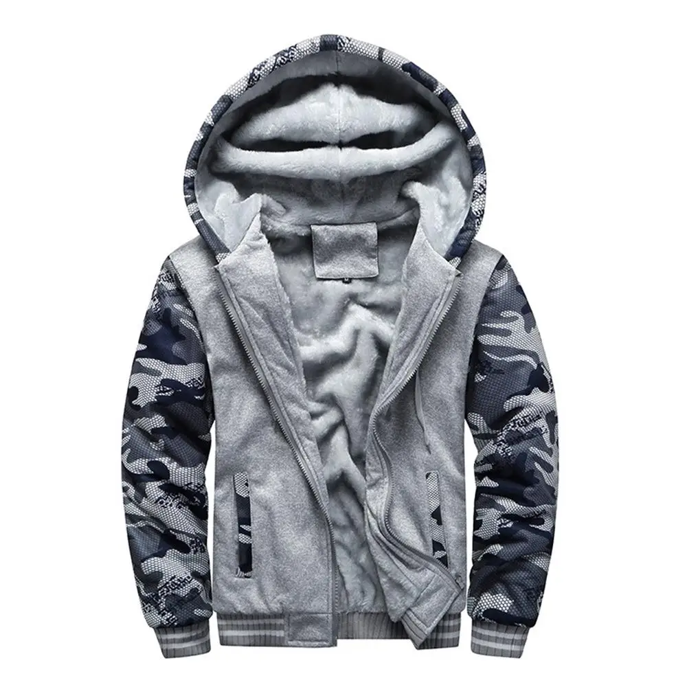 Camo fleece hoodie jacket, full styled outfit