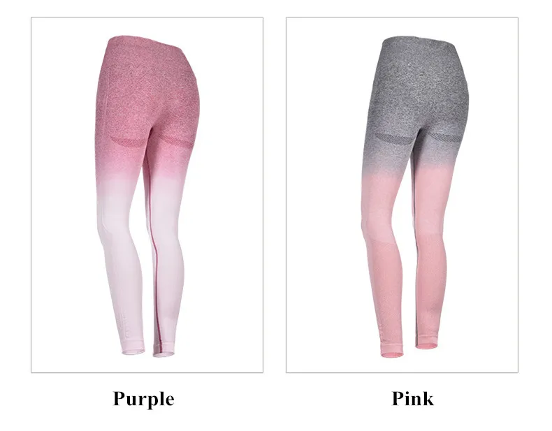 Colorful Leggings Outfit Set For Women Gradient Colorful Leggings Outfit Set For Women Gradient