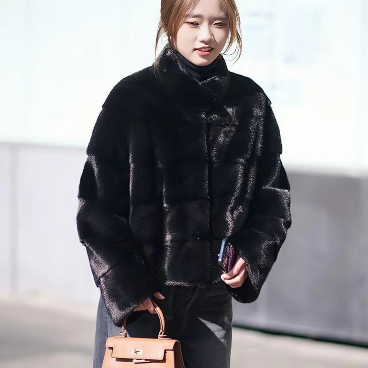 Faux Mink Fur Coats for Women,O-Neck Jackets,Covered Butto Overcoat,Female Clothes,Thicken Warm,Luxury,New ,Winter,2025 Faux Mink Fur Coats for Women,O-Neck Jackets,Covered Butto Overcoat,Female Clothes,Thicken Warm,Luxury,New ,Winter,2025 KDBazar