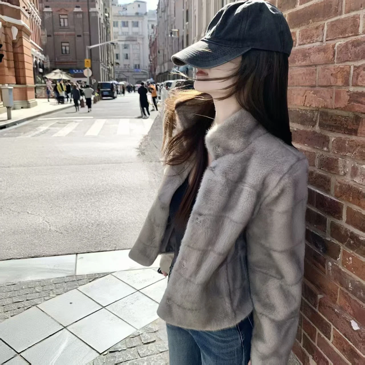 Faux Mink Fur Coats for Women,O-Neck Jackets,Covered Butto Overcoat,Female Clothes,Thicken Warm,Luxury,New ,Winter,2025 Faux Mink Fur Coats for Women,O-Neck Jackets,Covered Butto Overcoat,Female Clothes,Thicken Warm,Luxury,New ,Winter,2025 KDBazar