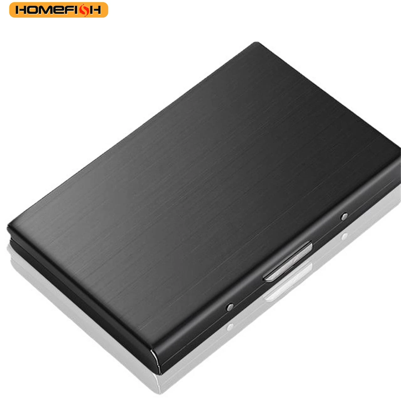 HOMEFISH RFID Blocking Stainless Steel Business Card Holder – Slim Metal ID Card Case with 6 Slots HOMEFISH RFID Blocking Stainless Steel Business Card Holder - Slim Metal ID Card Case with 6 Slots KDBazar