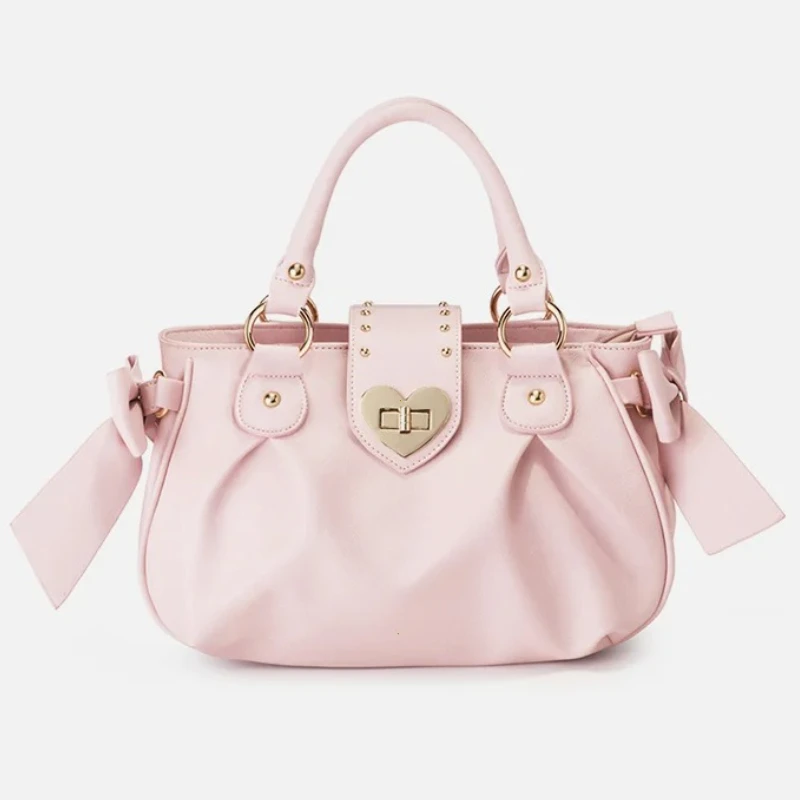 Harajuku Bow Pink Hand Bag Purse Women Japanese Style Soft Casual Crossbody Bag Ladies Sweet Cute Large Capacity Shoulder Bags Harajuku Bow Pink Hand Bag Purse Women Japanese Style Soft Casual Crossbody Bag Ladies Sweet Cute Large Capacity Shoulder Bags KDBazar