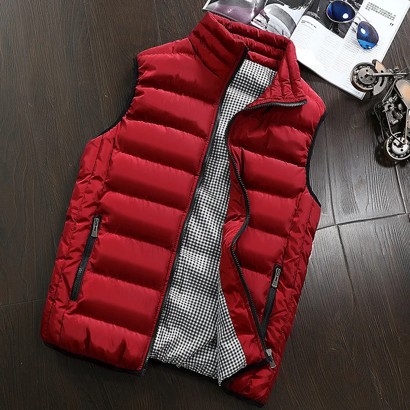 Men Vest Windproof Vest Men Jacket Sleeveless Vest Winter Jacket Casual Coat Men down Cotton Warm Thicken Waistcoat thick gilet Men Vest Windproof Vest Men Jacket Sleeveless Vest Winter Jacket Casual Coat Men down Cotton Warm Thicken Waistcoat thick gilet KDBazar