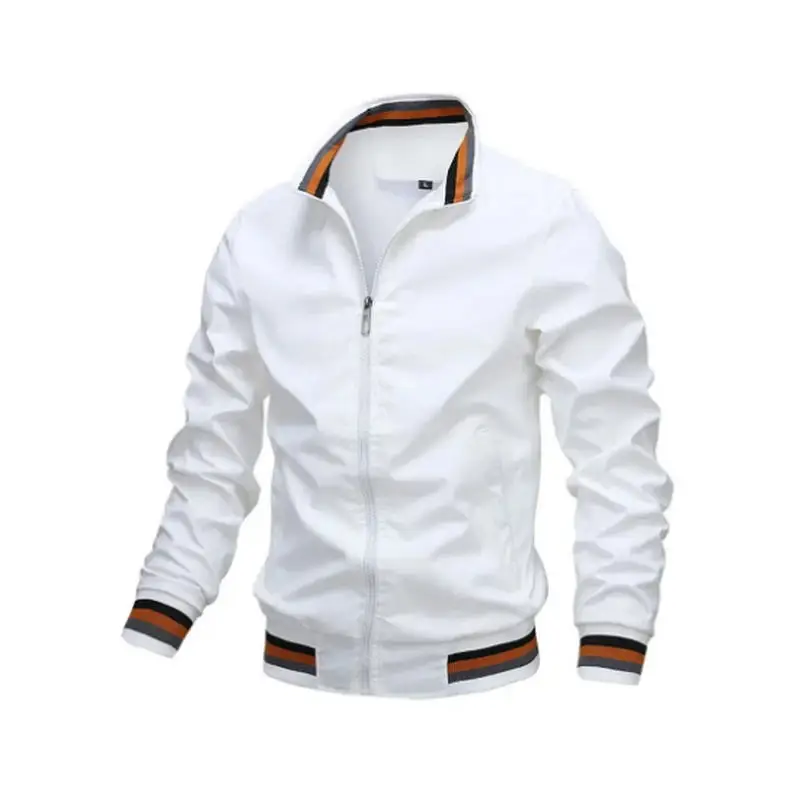 Men Windbreaker Jacket White Casual Jacket Fashion Men Outdoor Waterproof Sports Coat Spring Summer Bomber jacket Men Clothing Men Windbreaker Jacket White Casual Jacket Fashion Men Outdoor Waterproof Sports Coat Spring Summer Bomber jacket Men Clothing KDBazar