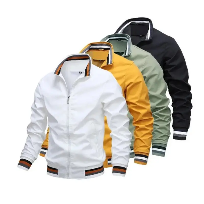 Men Windbreaker Jacket White Casual Jacket Fashion Men Outdoor Waterproof Sports Coat Spring Summer Bomber jacket Men Clothing Men Windbreaker Jacket White Casual Jacket Fashion Men Outdoor Waterproof Sports Coat Spring Summer Bomber jacket Men Clothing KDBazar