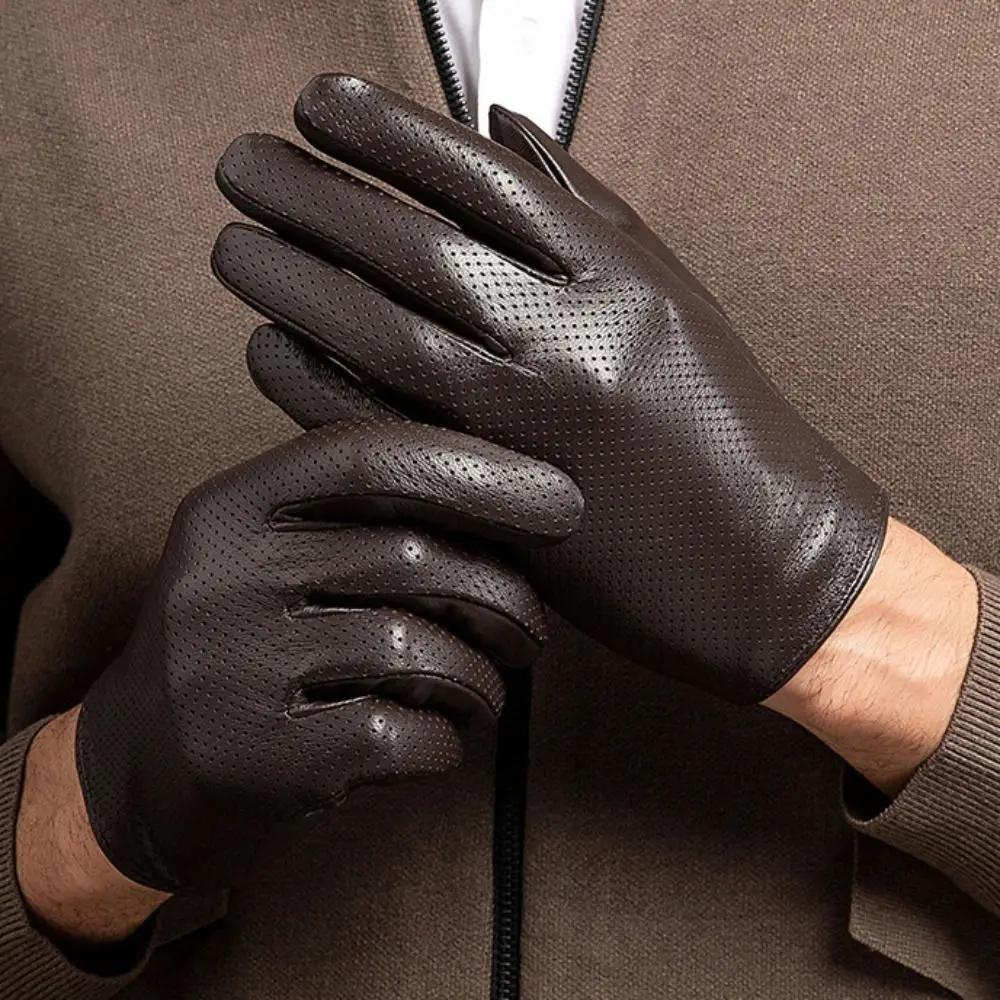 Men’s Genuine Leather Gloves – Warm Touchscreen Winter Gloves Gloves Men's Genuine Leather Gloves – Warm Touchscreen Winter Gloves Gloves KDBazar