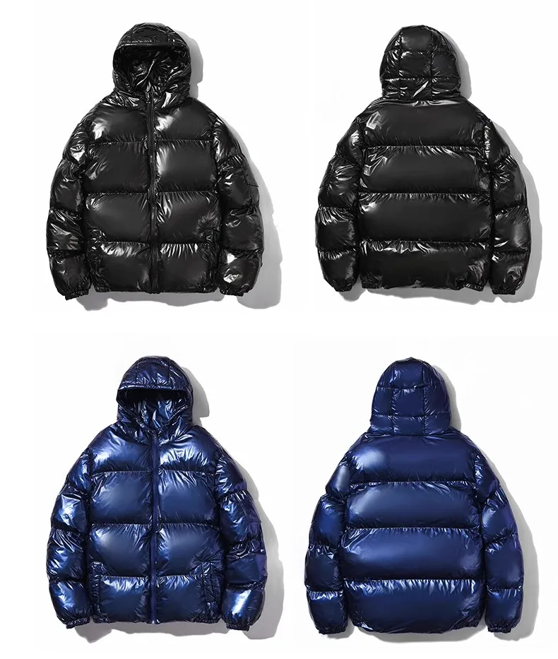 Men’s Hooded Cotton-Padded Clothes For Autumn And Winter, Fashionable Shiny Finish Casual Padded Jackets, Outdoor Men’s Cotton Men's Hooded Cotton-Padded Clothes For Autumn And Winter, Fashionable Shiny Finish Casual Padded Jackets, Outdoor Men's Cotton KDBazar