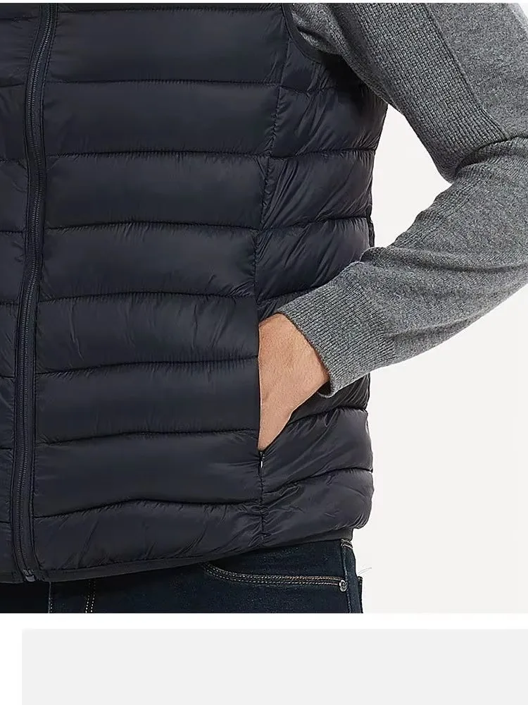 Men’s Sleeveless Vest Jacket – Padded Waistcoat with Stand Collar Sleeveless Jacket Vest Men Men's Sleeveless Vest Jacket - Padded Waistcoat with Stand Collar Sleeveless Jacket Vest Men KDBazar