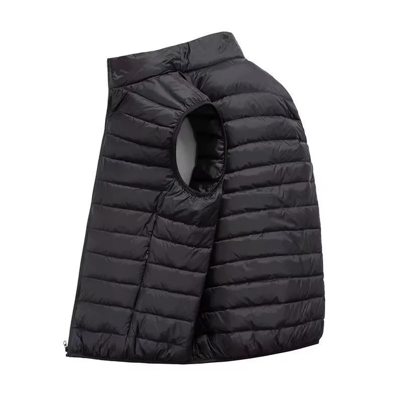Men’s Sleeveless Vest Jacket – Padded Waistcoat with Stand Collar Sleeveless Jacket Vest Men Men's Sleeveless Vest Jacket - Padded Waistcoat with Stand Collar Sleeveless Jacket Vest Men KDBazar