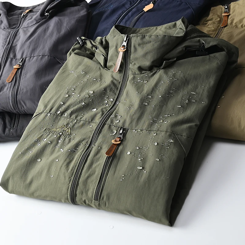 Men’s Tactical Windbreaker Jacket – Waterproof Hooded Field Coat Camouflage Jackets Men Men's Tactical Windbreaker Jacket - Waterproof Hooded Field Coat Camouflage Jackets Men KDBazar