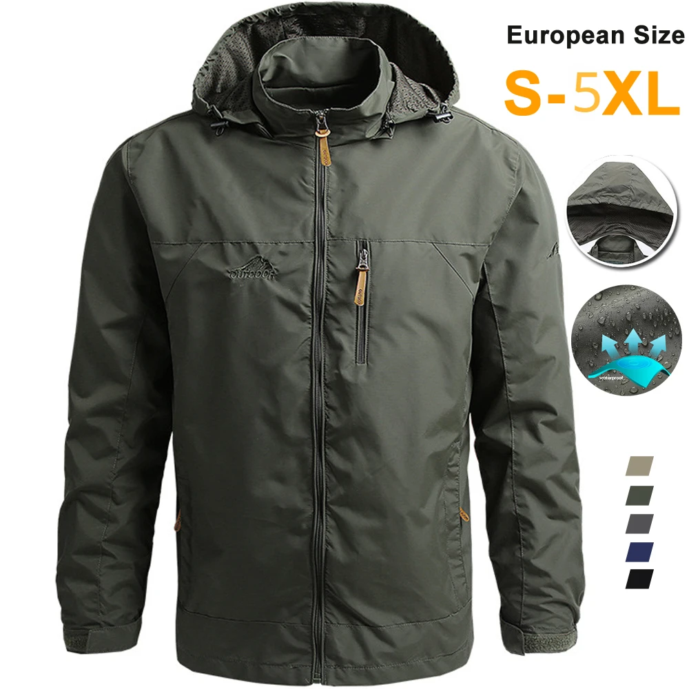 Men’s Tactical Windbreaker Jacket – Waterproof Hooded Field Coat Camouflage Jackets Men Men's Tactical Windbreaker Jacket - Waterproof Hooded Field Coat Camouflage Jackets Men KDBazar