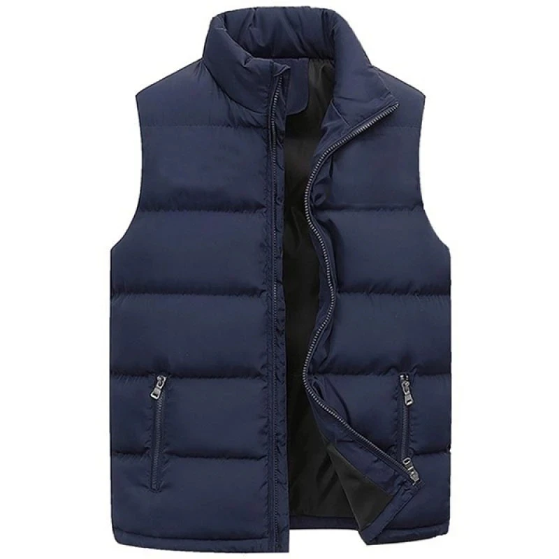 Mens Vest Jacket Warm Sleeveless Jackets Winter Waterproof Zipper Coat Autumn Stand-up Collar Casual Waistcoat Brand Clothing Mens Vest Jacket Warm Sleeveless Jackets Winter Waterproof Zipper Coat Autumn Stand-up Collar Casual Waistcoat Brand Clothing KDBazar