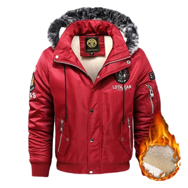 New Male Outwear Casual Winter Coats Good Quality Men Slim Fit Jackets Men Winter Hooded Down Jackets Fleece Parkas Warm Coats 4 Gloves Men’s Sport Clothing New Male Outwear Casual Winter Coats Good Quality Men Slim Fit Jackets Men Winter Hooded Down Jackets Fleece Parkas Warm Coats 4 Gloves Men's Sport Clothing KDBazar