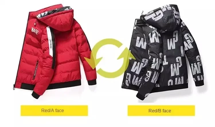 Padded Winter Cotton Jacket Warm M-5XL