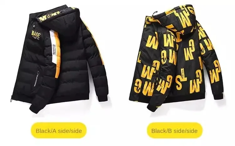 Padded Winter Cotton Jacket Warm M-5XL