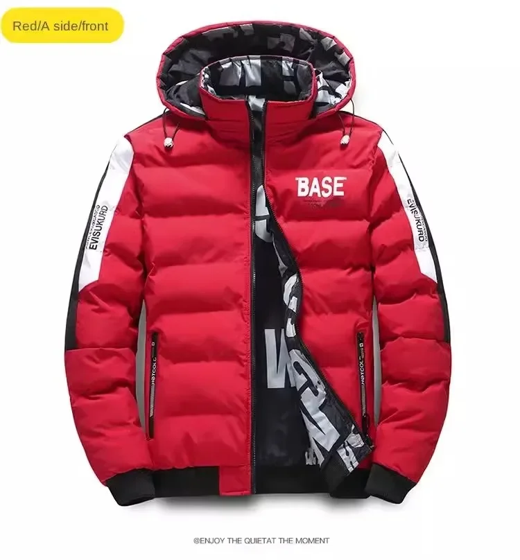 Padded Winter Cotton Jacket Warm M-5XL