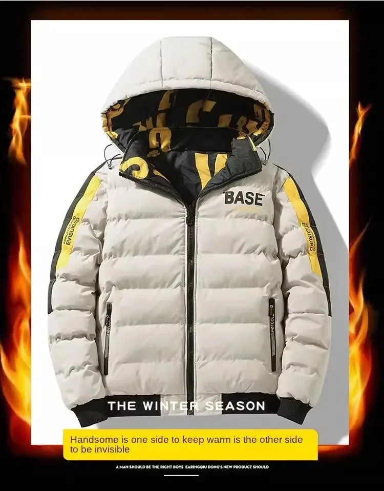 Padded Winter Cotton Jacket Warm M-5XL