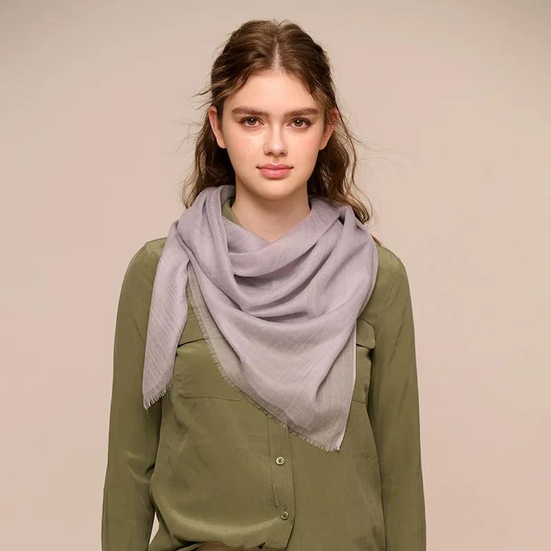 Real Cashmere Square Scarf – Soft Solid Color Hijab Wrap Scarves Real Cashmere Square Scarf - Soft Solid Color Hijab Wrap Scarves KDBazar