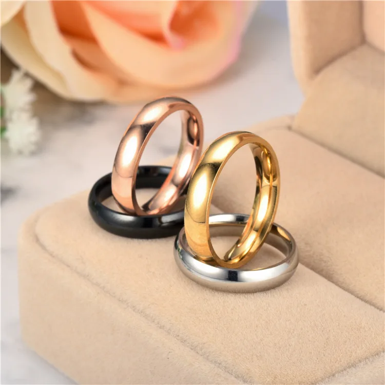 Titanium ring gold finish detail Titanium ring gold finish detail