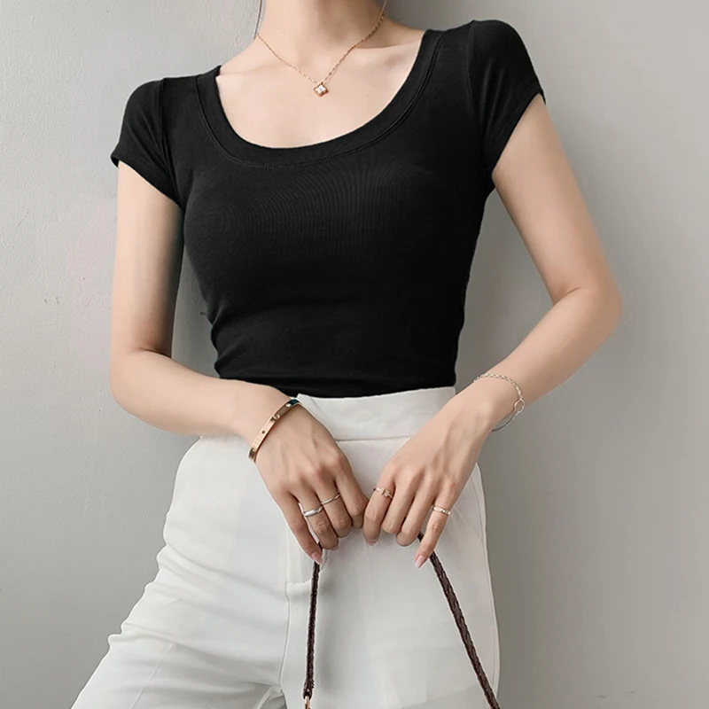 Solid Basic Tee – 100% Cotton Slim Fit O-Neck T-Shirt Tops and T-Shirts Solid Basic Tee – 100% Cotton Slim Fit O-Neck T-Shirt Tops and T-Shirts KDBazar