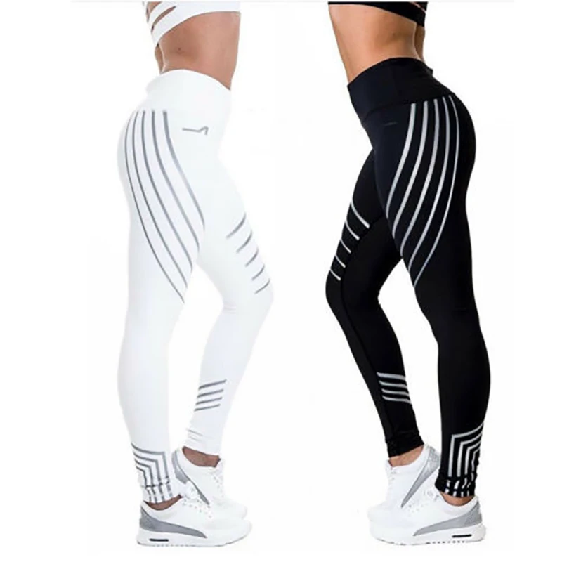 Striped Leggings Women’s Best High Waist Striped Leggings Women’s Best High Waist