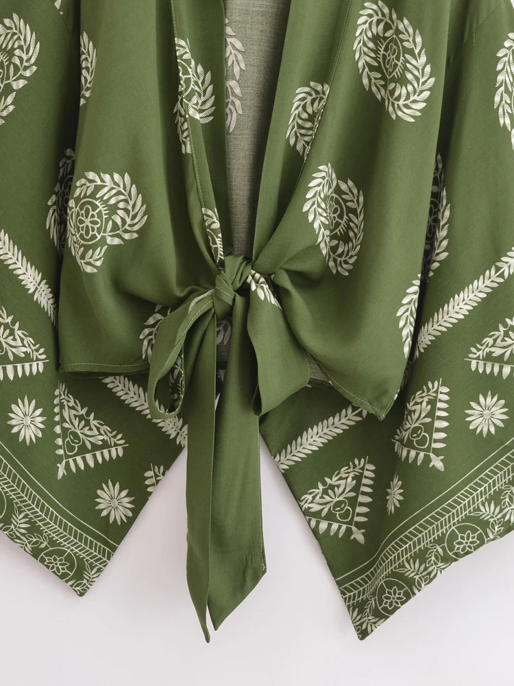 Vintage Boho Kimono Short Robe – Floral Bikini Beach Cover-Up Beach Cover-Ups Vintage Boho Kimono Short Robe - Floral Bikini Beach Cover-Up Beach Cover-Ups KDBazar