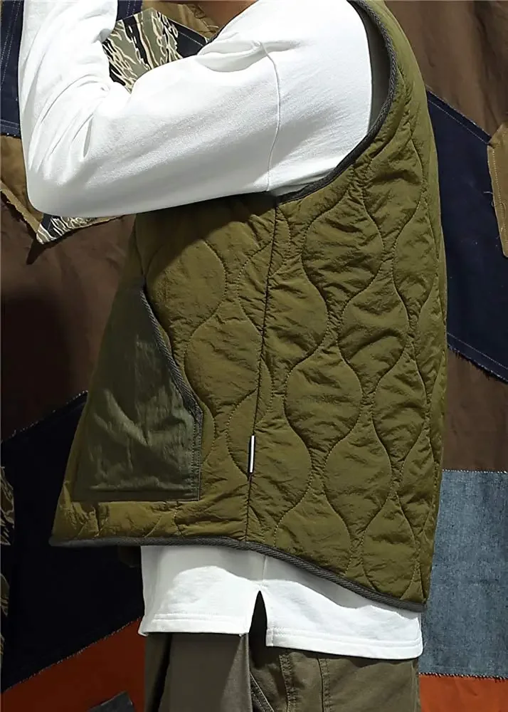 Vintage Cotton Padded Vest Mens Sleeveless Quilted Jacket Thick Warm Casual Working Outerwear Men Autumn Winter Vintage Cotton Padded Vest Mens Sleeveless Quilted Jacket Thick Warm Casual Working Outerwear Men Autumn Winter KDBazar