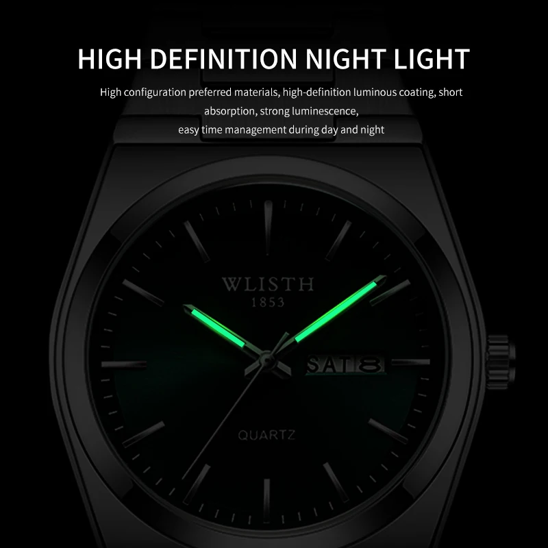 WLISTH Luxury Men Watch Waterproof Fashion Business Watch Stainless Steel Watch For Man Casual Quartz Watches Male Sport reloj Jewelry & Watches Mens Watches WLISTH Luxury Men Watch Waterproof Fashion Business Watch Stainless Steel Watch For Man Casual Quartz Watches Male Sport reloj Jewelry & Watches Mens Watches KDBazar