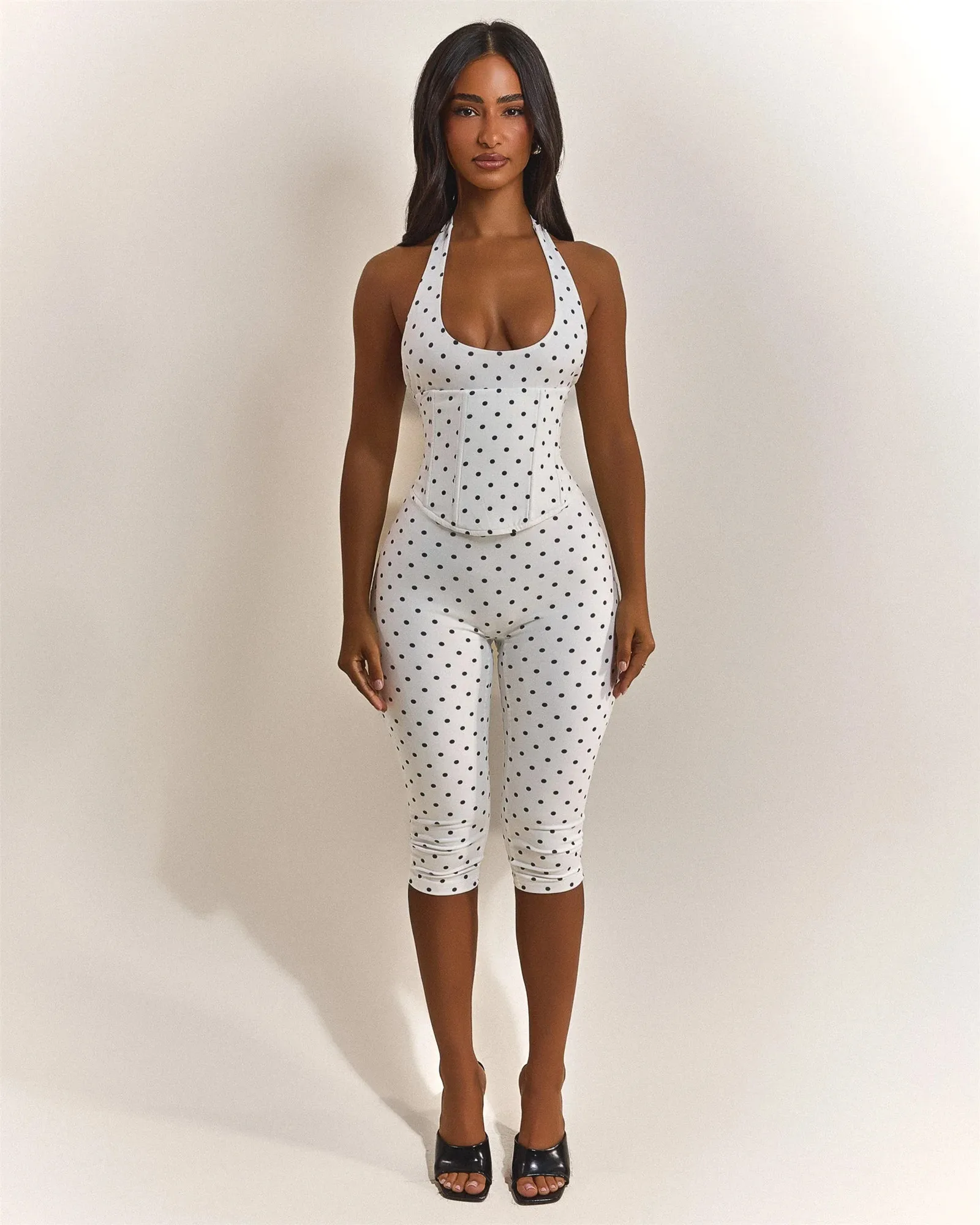 Women Capris Leggings polka Dot Print Casual long pants ladies Elastic Waist Slim Fit Cropped Pants Leggings Women’s Fashion Workout Leggings Women Capris Leggings polka Dot Print Casual long pants ladies Elastic Waist Slim Fit Cropped Pants Leggings Women's Fashion Workout Leggings KDBazar