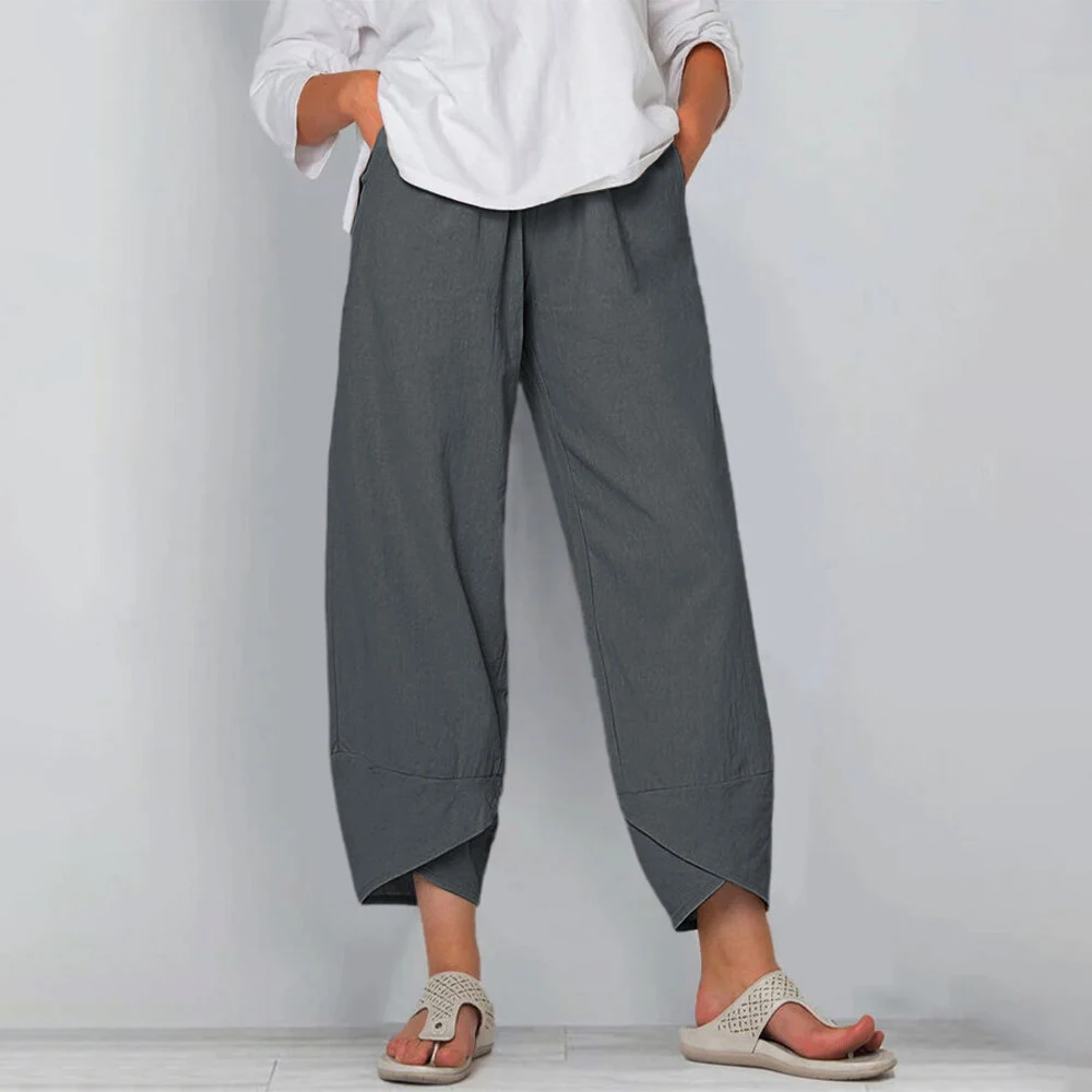 Women Cotton Linen Harem Pants Vintage Printed Wide Leg Trousers Casual Solid Pockets Harajuku High Waist Baggy Pants Joggers Women Cotton Linen Harem Pants Vintage Printed Wide Leg Trousers Casual Solid Pockets Harajuku High Waist Baggy Pants Joggers KDBazar
