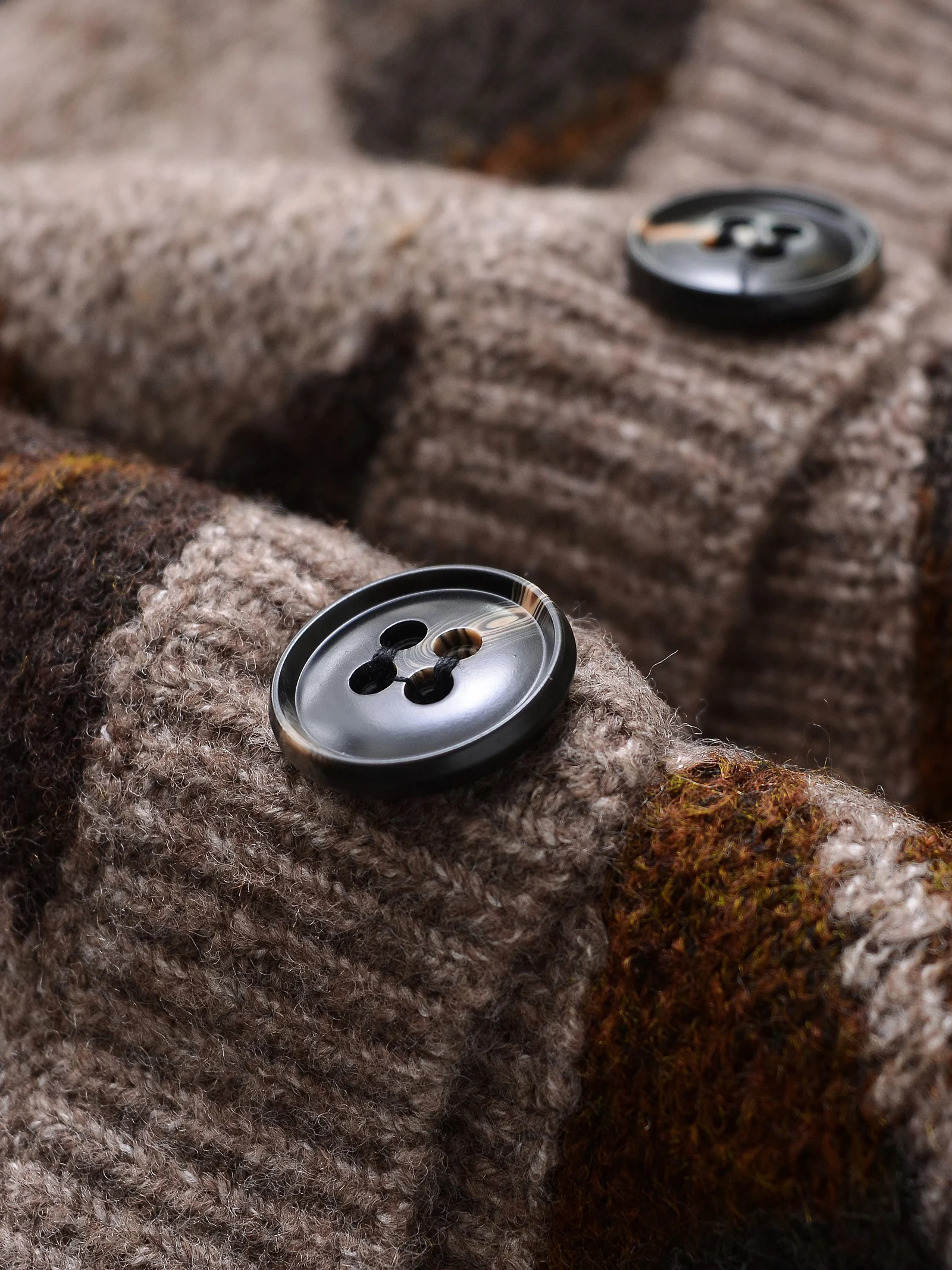 Women Knitted Cardigan Sweater for Women Autumn Winter Diamond Pattern Long Sleeved Single Breasted Female Knit Coat 2756124