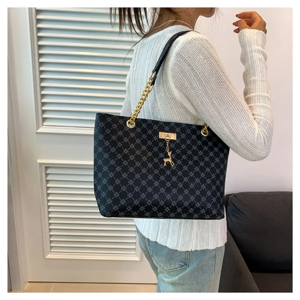 Women Luxury Design Tote Bag Large Capacity Handbag Fashion Printing Shoulder Bag Trendy New Shopping Bag Purse Women Luxury Design Tote Bag Large Capacity Handbag Fashion Printing Shoulder Bag Trendy New Shopping Bag Purse