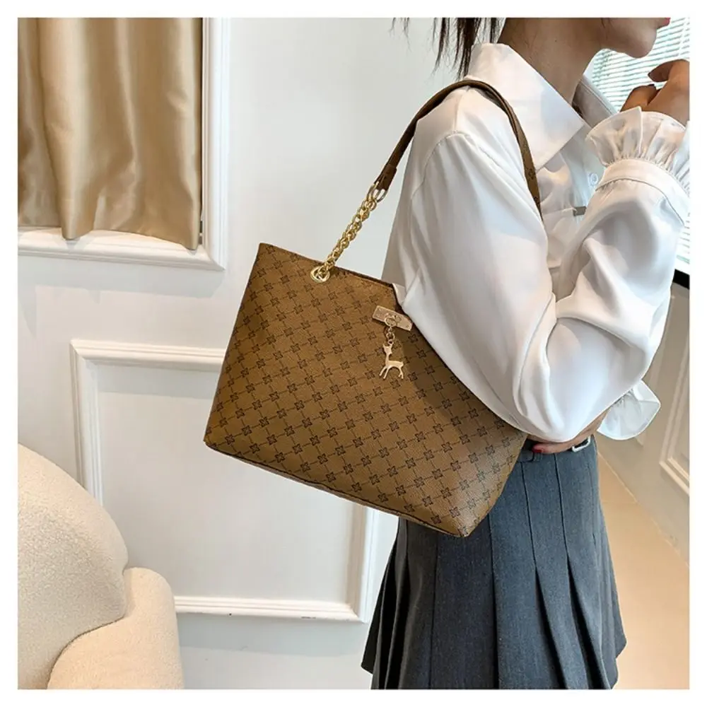 Women Luxury Design Tote Bag Large Capacity Handbag Fashion Printing Shoulder Bag Trendy New Shopping Bag Purse Women Luxury Design Tote Bag Large Capacity Handbag Fashion Printing Shoulder Bag Trendy New Shopping Bag Purse KDBazar