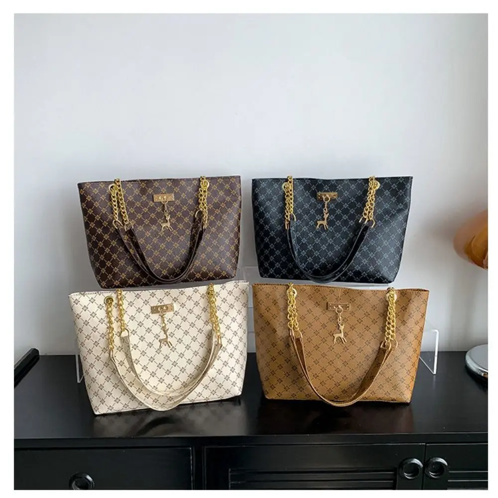 Women Luxury Design Tote Bag Large Capacity Handbag Fashion Printing Shoulder Bag Trendy New Shopping Bag Purse Women Luxury Design Tote Bag Large Capacity Handbag Fashion Printing Shoulder Bag Trendy New Shopping Bag Purse KDBazar
