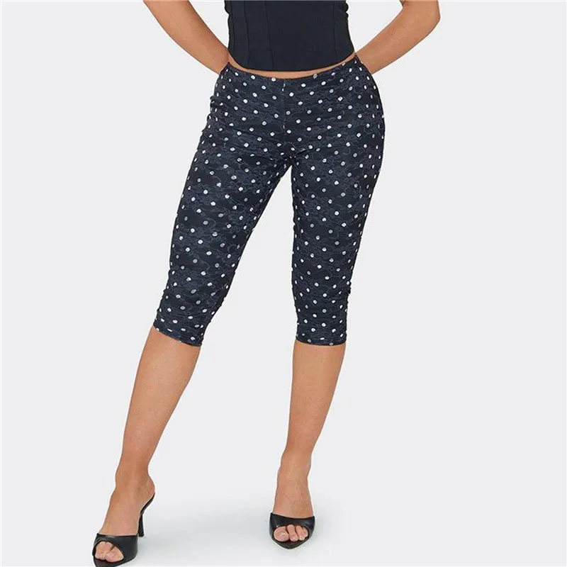 Women Polka Dot Lace Capri Leggings High Stretch Slim Knee Length Bodycon Cropped Bottoms Y2K Coquette Cute Print Casual Pants Leggings Women’s Fashion Workout Leggings Women Polka Dot Lace Capri Leggings High Stretch Slim Knee Length Bodycon Cropped Bottoms Y2K Coquette Cute Print Casual Pants Leggings Women's Fashion Workout Leggings KDBazar