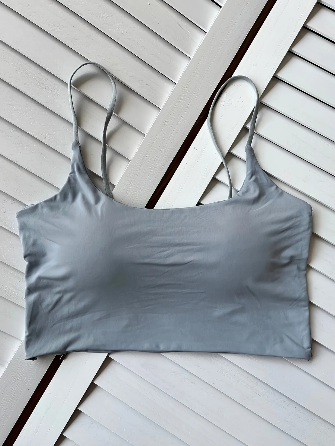 Women Seamless Padded Camisole Top Soft Stretch Spaghetti Strap Crop Tank with Built-In Bra for Daily Wear Layering Women Seamless Padded Camisole Top Soft Stretch Spaghetti Strap Crop Tank with Built-In Bra for Daily Wear Layering KDBazar
