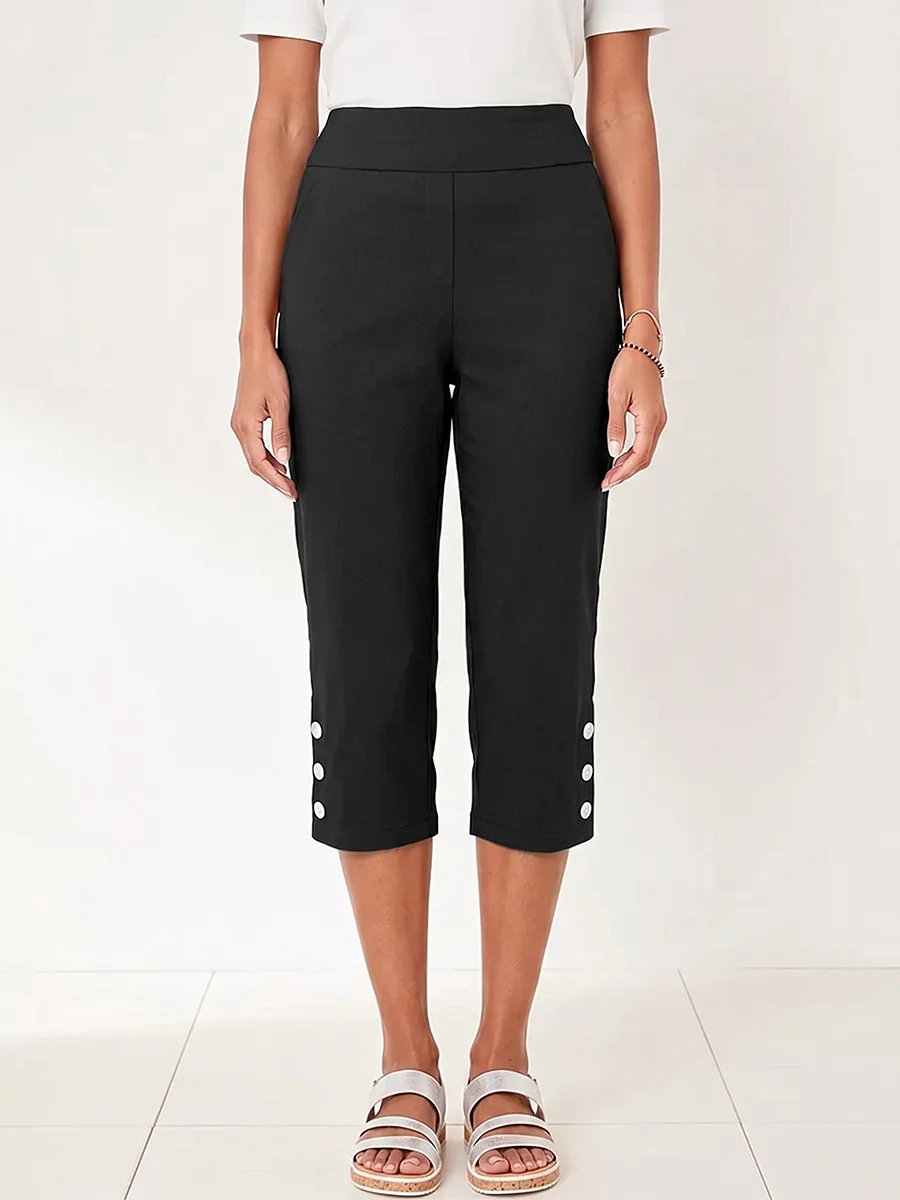 Women’s High Waisted Capri Pants – Stretch Cropped Trousers Jeans, Pants & Skirts Pants Capris Women's High Waisted Capri Pants – Stretch Cropped Trousers Jeans, Pants & Skirts Pants Capris KDBazar