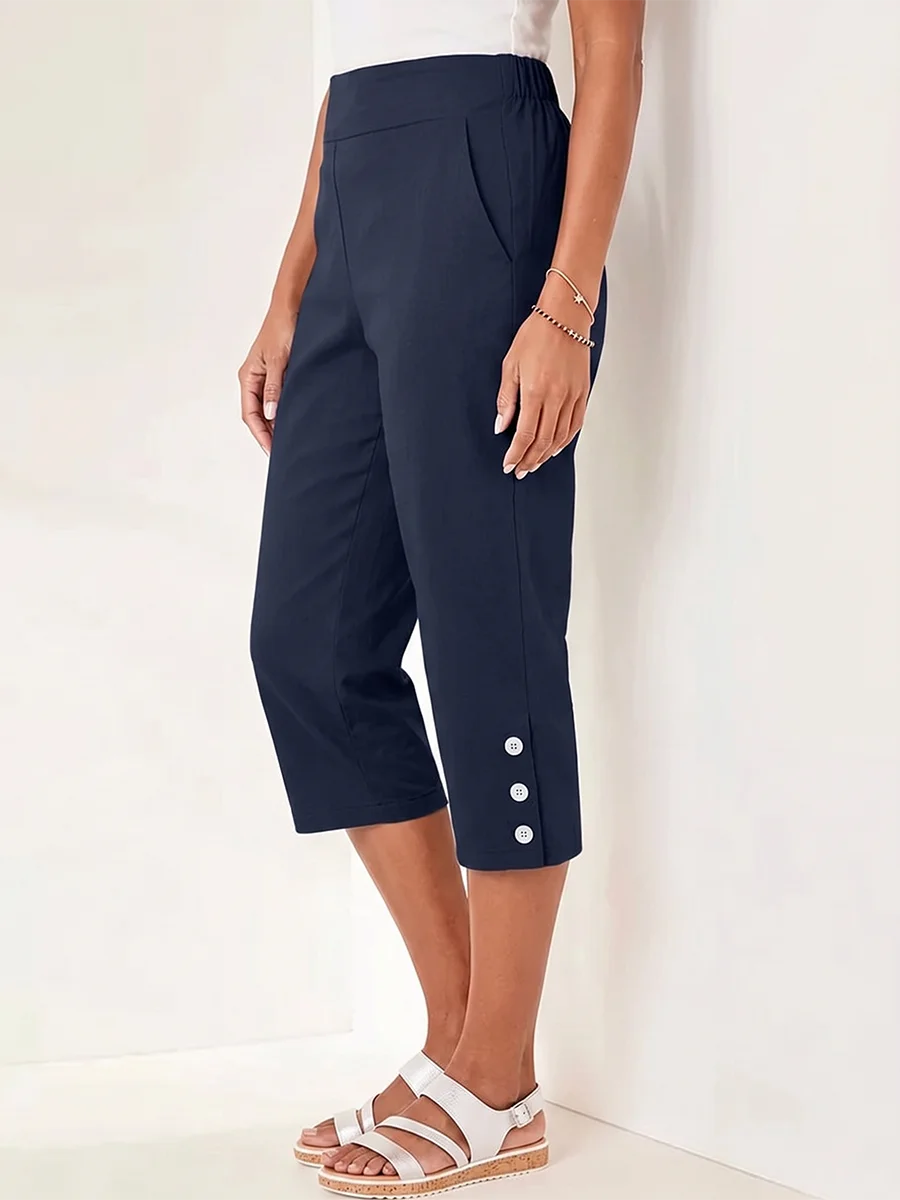 Women’s High Waisted Capri Pants – Stretch Cropped Trousers Jeans, Pants & Skirts Pants Capris Women's High Waisted Capri Pants – Stretch Cropped Trousers Jeans, Pants & Skirts Pants Capris KDBazar