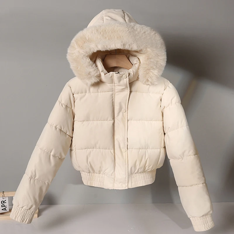 Women’s Hooded Down Jacket – Fur Collar Winter Parka Down Jackets Women's Hooded Down Jacket - Fur Collar Winter Parka Down Jackets KDBazar
