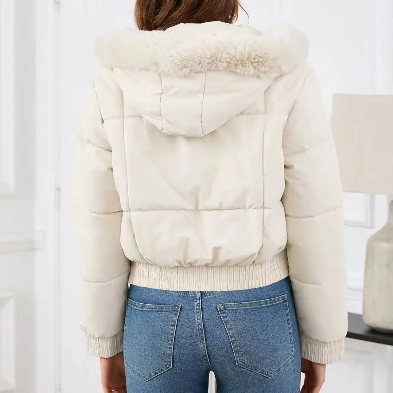 Women’s Hooded Down Jacket – Fur Collar Winter Parka Down Jackets Women's Hooded Down Jacket - Fur Collar Winter Parka Down Jackets KDBazar
