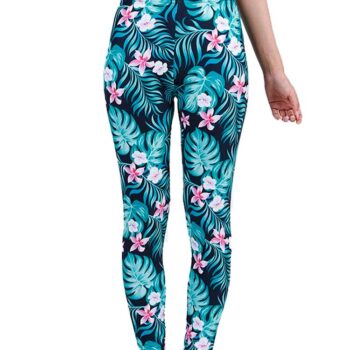 Women's Leaf Print Sports Leggings