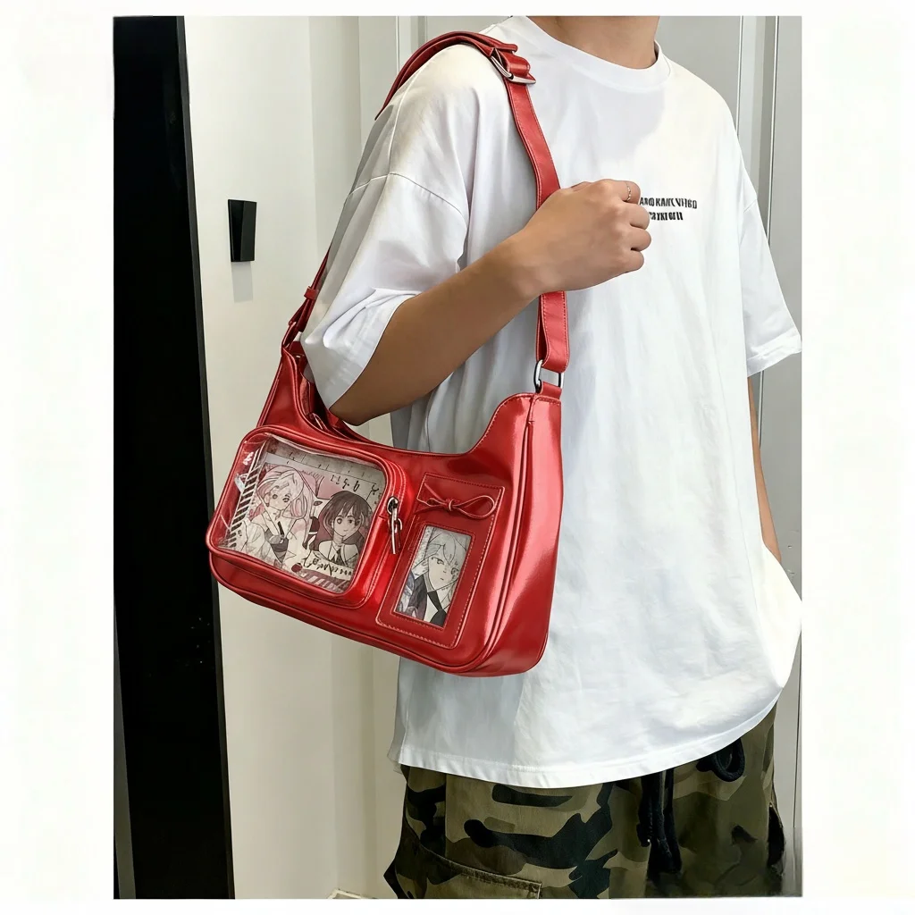 Y2k Harajuku Shoulder Bag Women Korean Transparent Ita Bag School Crossbody Bag Female Japanese Designer Preppy Handbag Purse Y2k Harajuku Shoulder Bag Women Korean Transparent Ita Bag School Crossbody Bag Female Japanese Designer Preppy Handbag Purse KDBazar