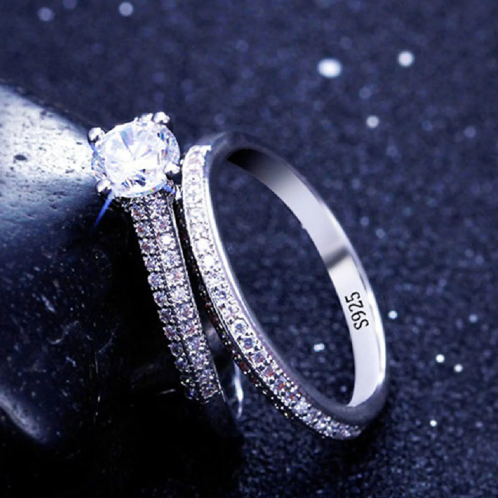1 pair Vintage Halo 925 Sterling Silver Wedding Ring Set For Women Lady Anniversary Gift Jewelry Bulk Sell Jewelry & Watches Rings 1 pair Vintage Halo 925 Sterling Silver Wedding Ring Set For Women Lady Anniversary Gift Jewelry Bulk Sell Jewelry & Watches Rings KDBazar