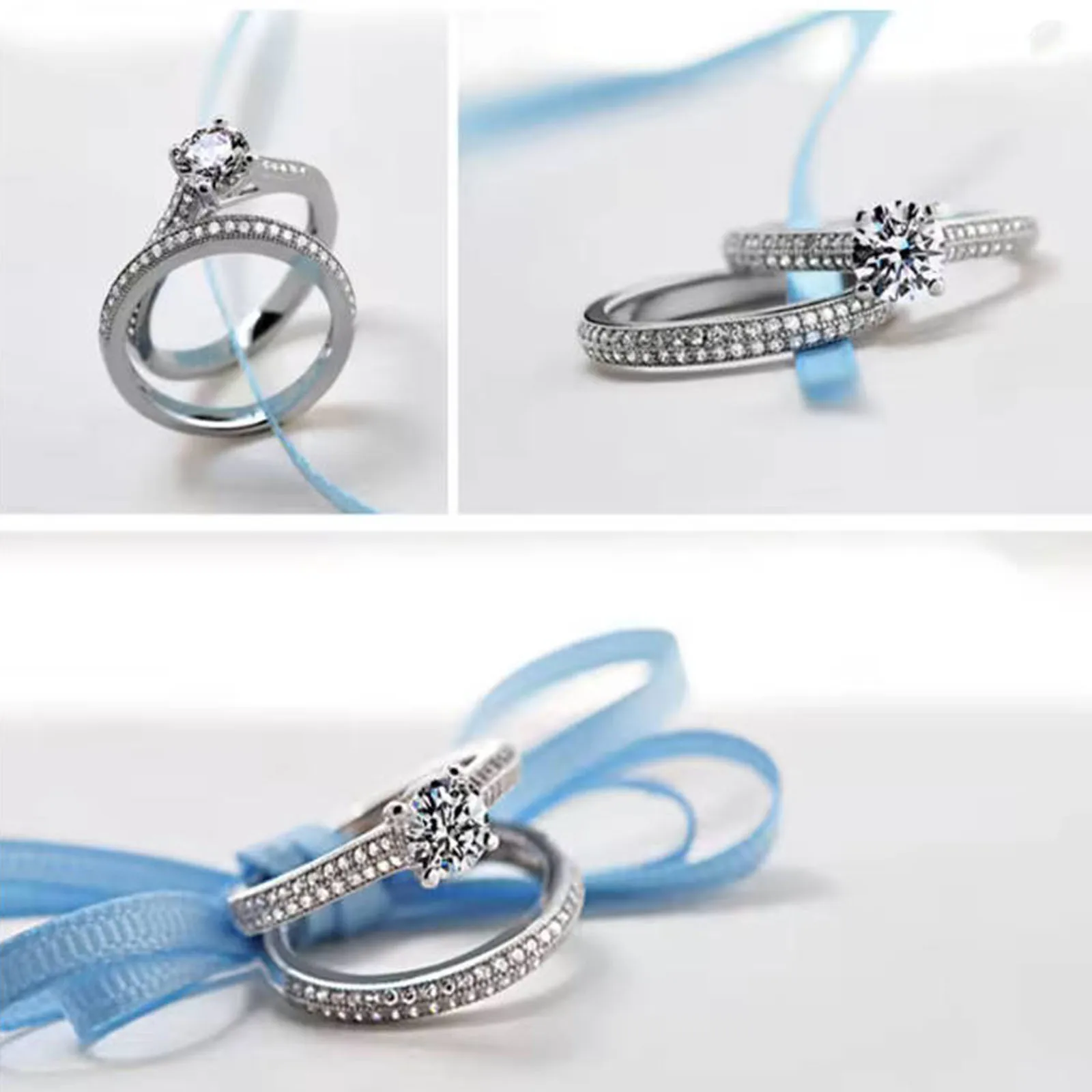 1 pair Vintage Halo 925 Sterling Silver Wedding Ring Set For Women Lady Anniversary Gift Jewelry Bulk Sell Jewelry & Watches Rings 1 pair Vintage Halo 925 Sterling Silver Wedding Ring Set For Women Lady Anniversary Gift Jewelry Bulk Sell Jewelry & Watches Rings KDBazar