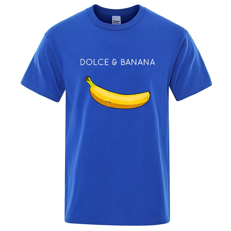 Summer Men T-shirt High Quality Cotton Blend Funny Banana Printing Loose O-neck Men Short Sleeve Casual For Male T-shirt Top Tee Summer Men T-shirt High Quality Cotton Blend Funny Banana Printing Loose O-neck Men Short Sleeve Casual For Male T-shirt Top Tee